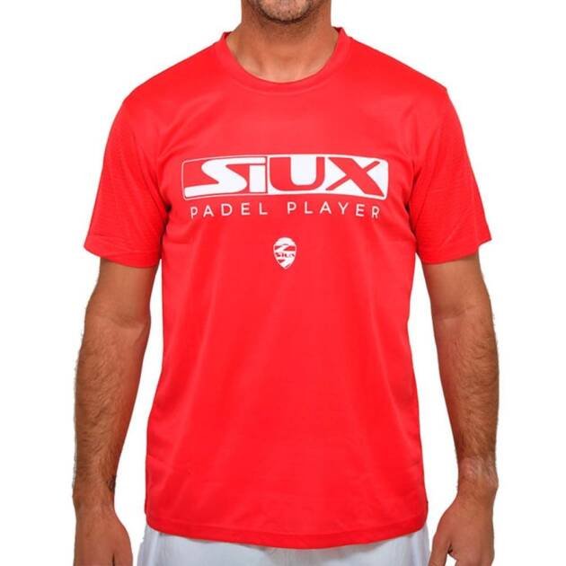 Siux Padel Player T-Shirt Röd